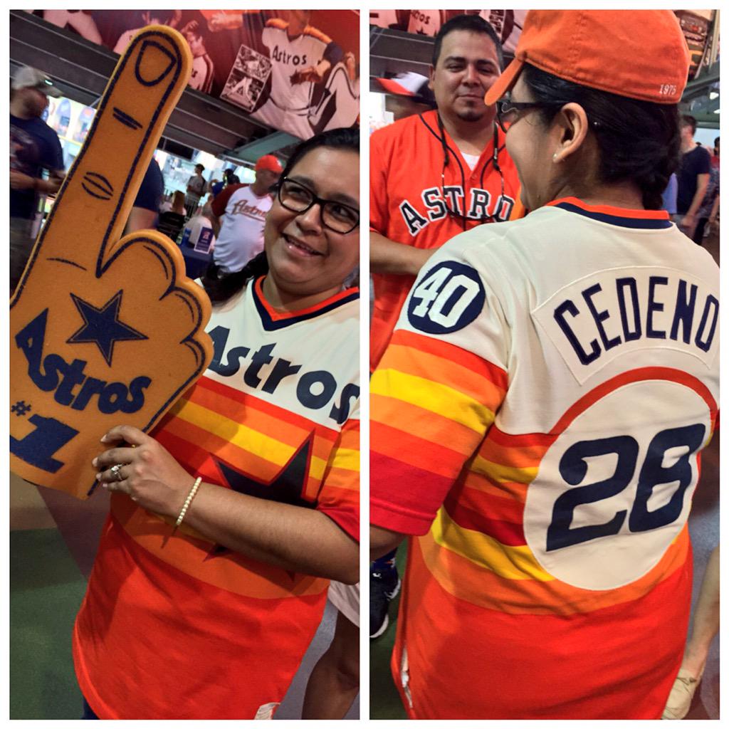 Mike Acosta on X: This Astros fan is at the game in an awesome