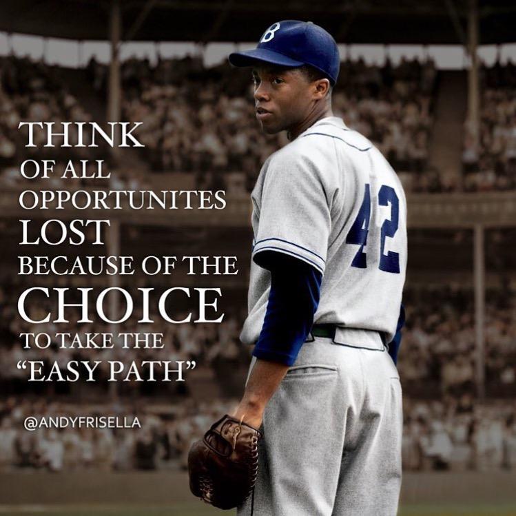 Don't take the easy path