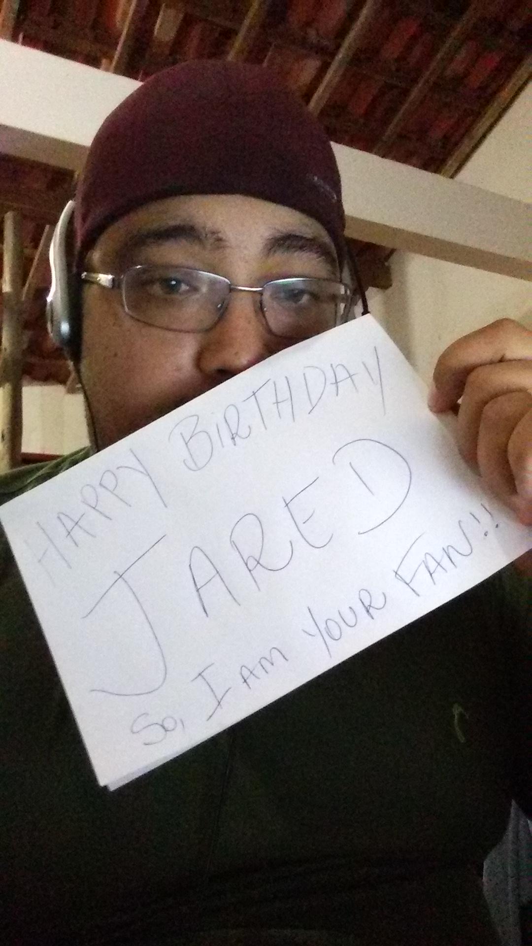  early happy Bday man. Jared Padalecki so, that all you wish come true....(to be continue) 