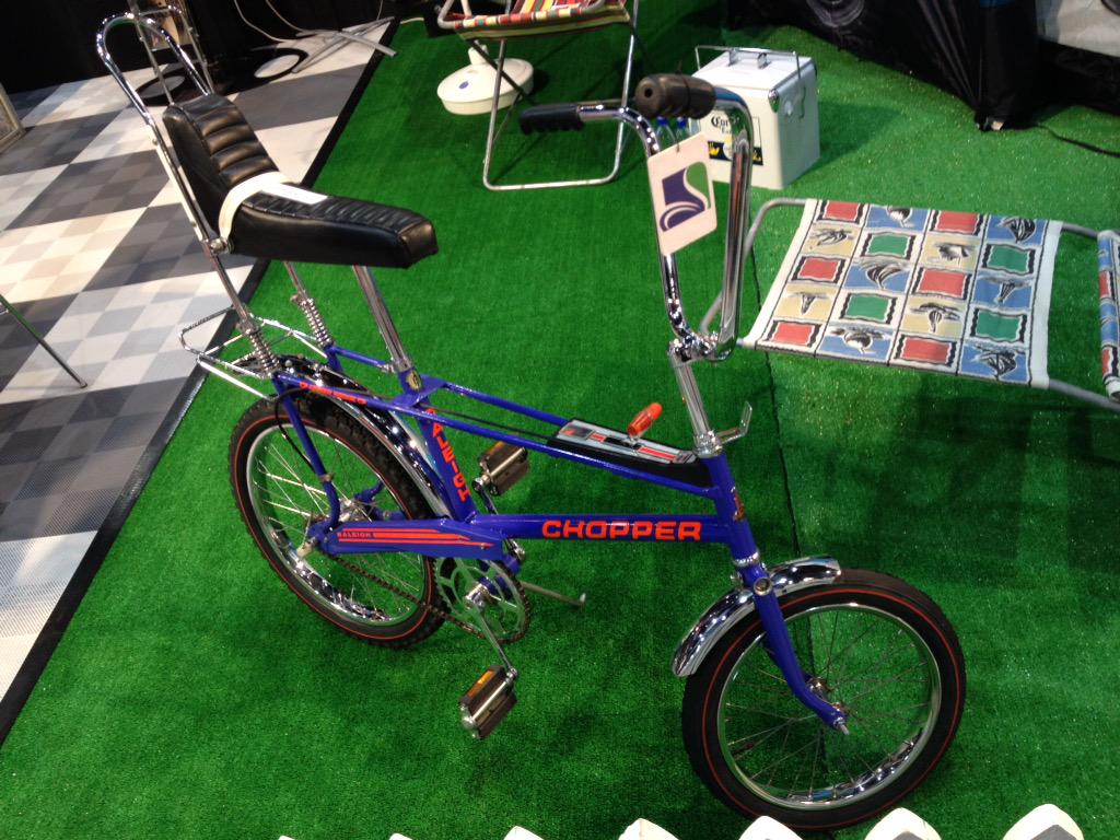 robtreacher's tweet image. Love the Raleigh Chopper - love the Combi tent - Swann Insurance #speedshow
