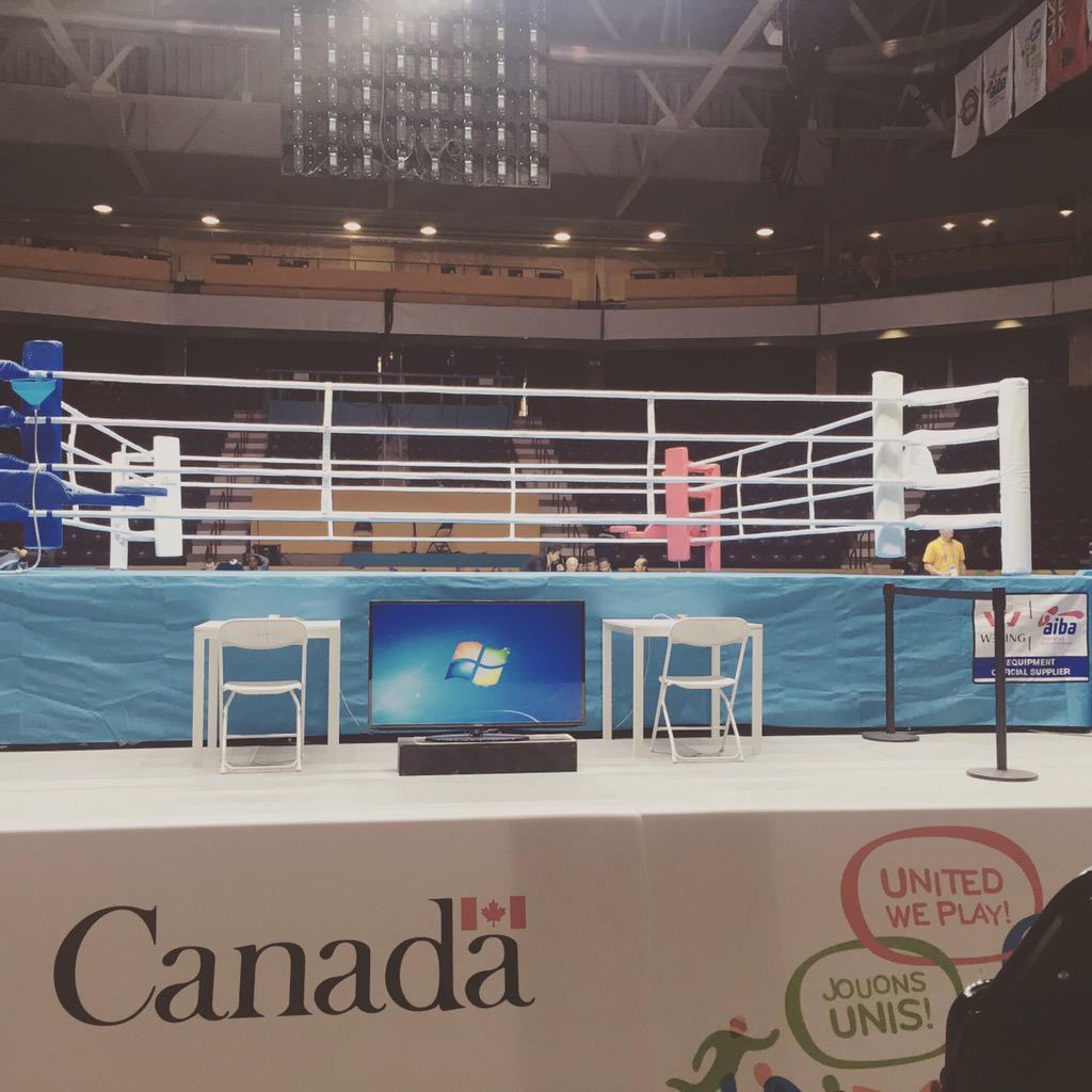 Front row #TO2015 #boxing
