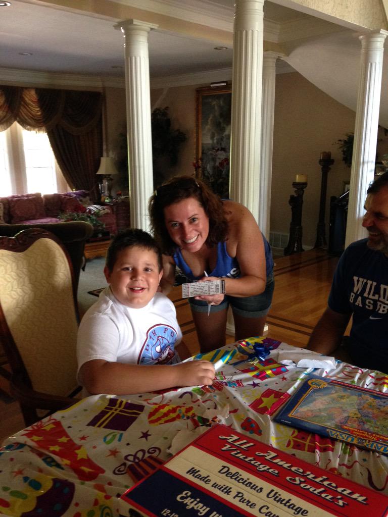 Tanner is going to see Lady A, Hunter Hayes & Sam Hunt. Happy Birthday from your mom!     