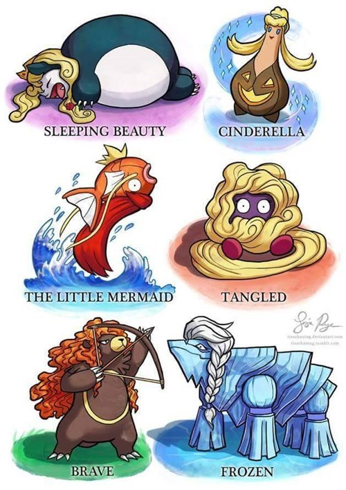 Pokegram's tweet photo. Pokémon Princesses http://t.co/PFHvp9WAbz