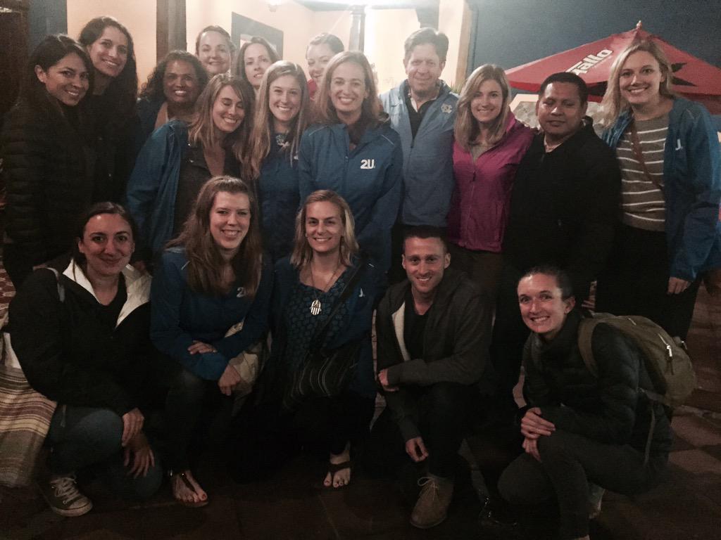 2U_education's tweet photo. Amazing dinner on our last night in Xela Guatemala with the @PencilsOfPromis team! #GivingBack2U #popfieldtrip http://t.co/KIWDQ908uY