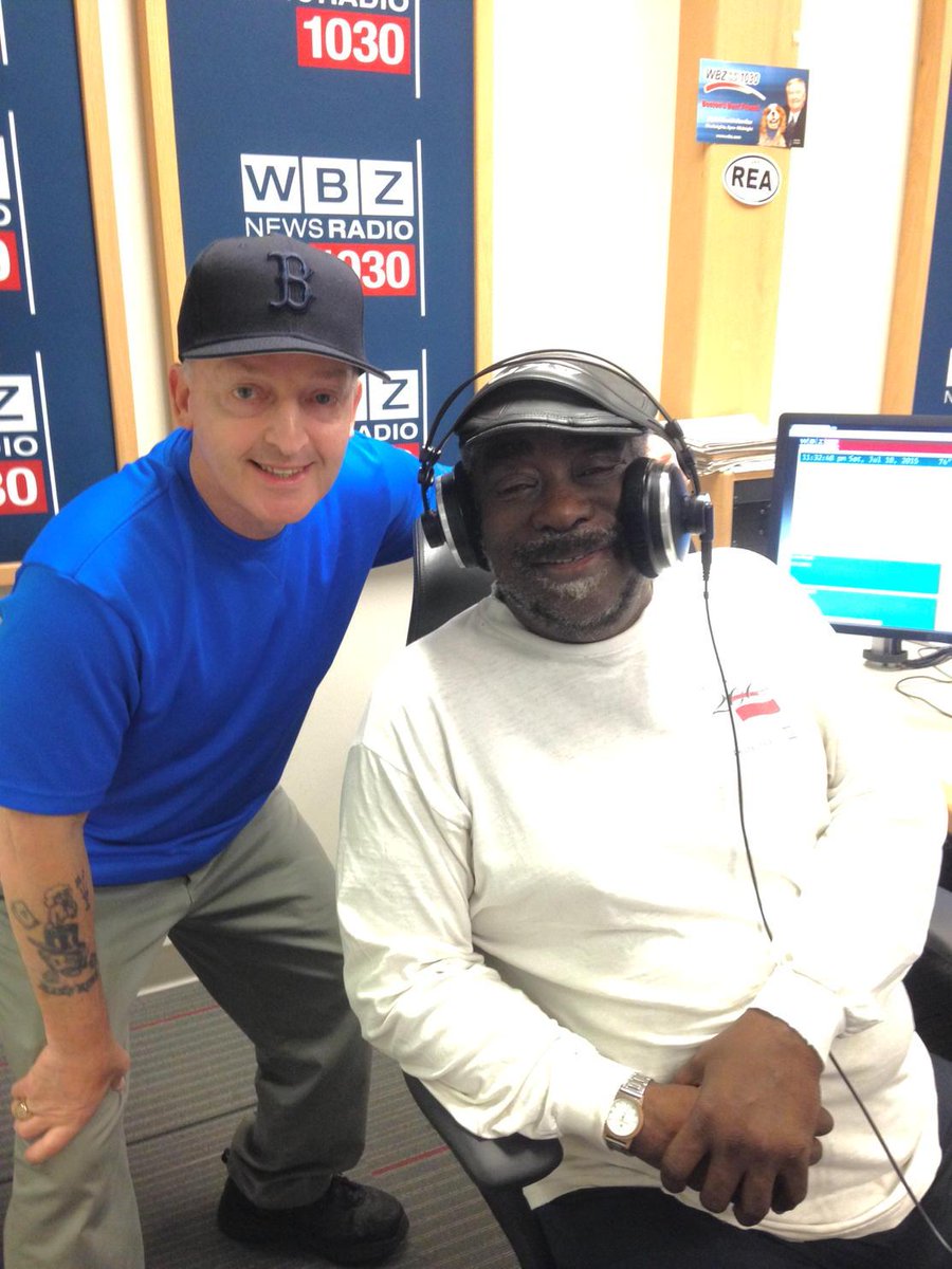 Lt. Apotheker with White Jr. giving crime tips on WBZ