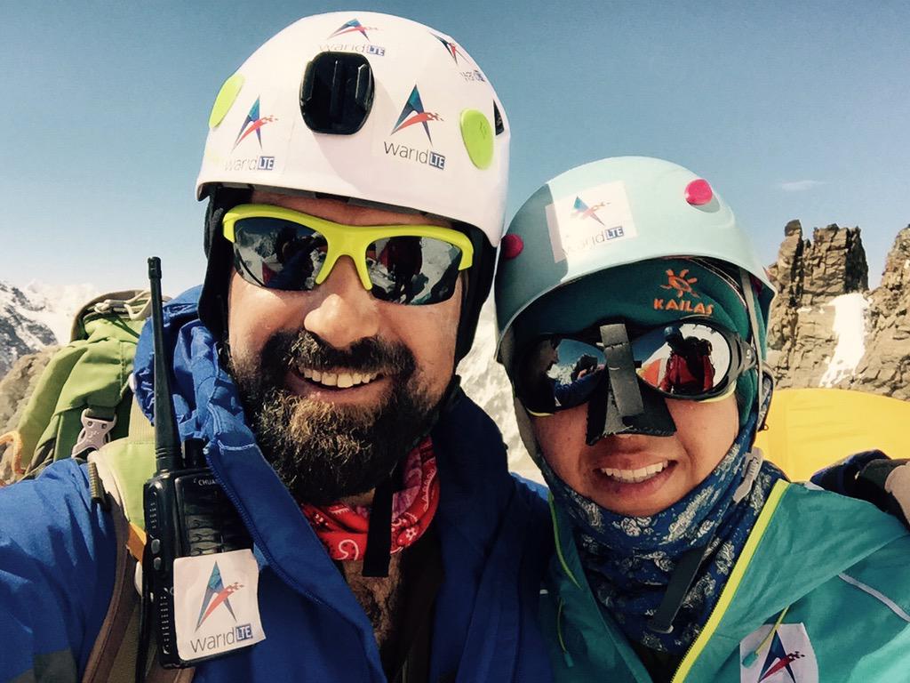 Mirza_climb's tweet photo. Sadly due to arm injuries of #Saminabaig,we called off our #warid telecoms K2 expedition 2015,#standhigh #standfirm http://t.co/lsJw4JiBAi