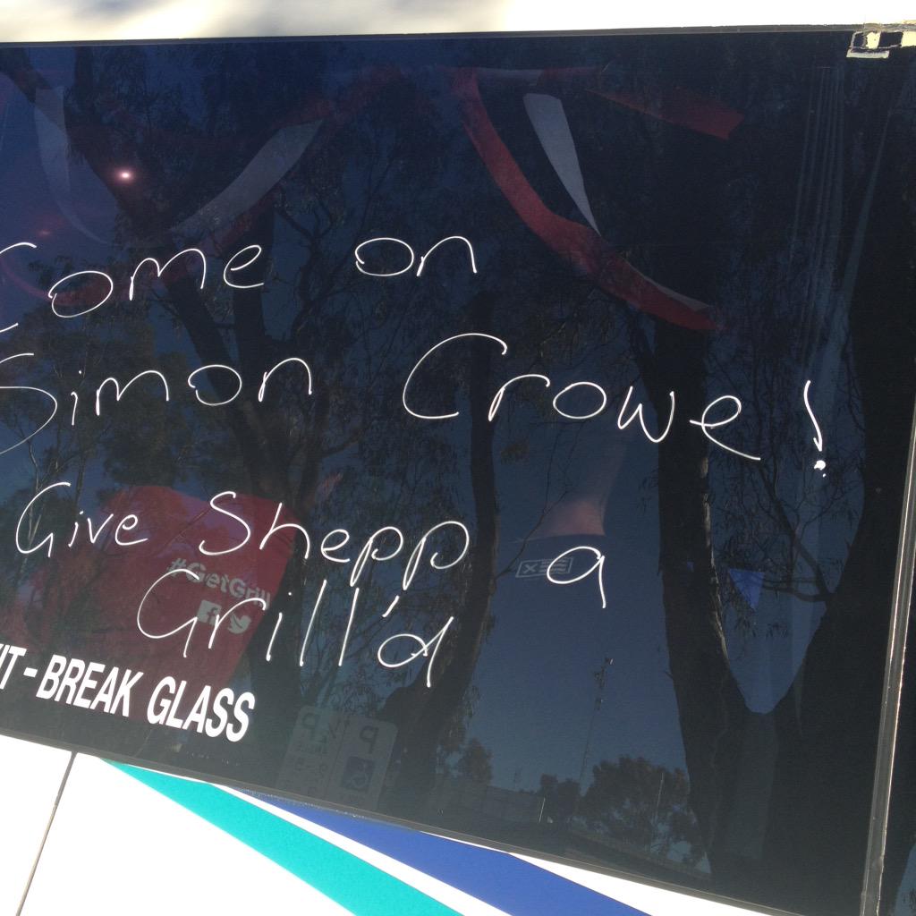 GetGrilld2Shepp's tweet photo. Onboard the #GetGrilld2Shepp Bus from #Shepparton to @GrilldBurgers Highpoint with #StarFM. We want Grill'd in Shepp! http://t.co/LTpEdBGoJ9