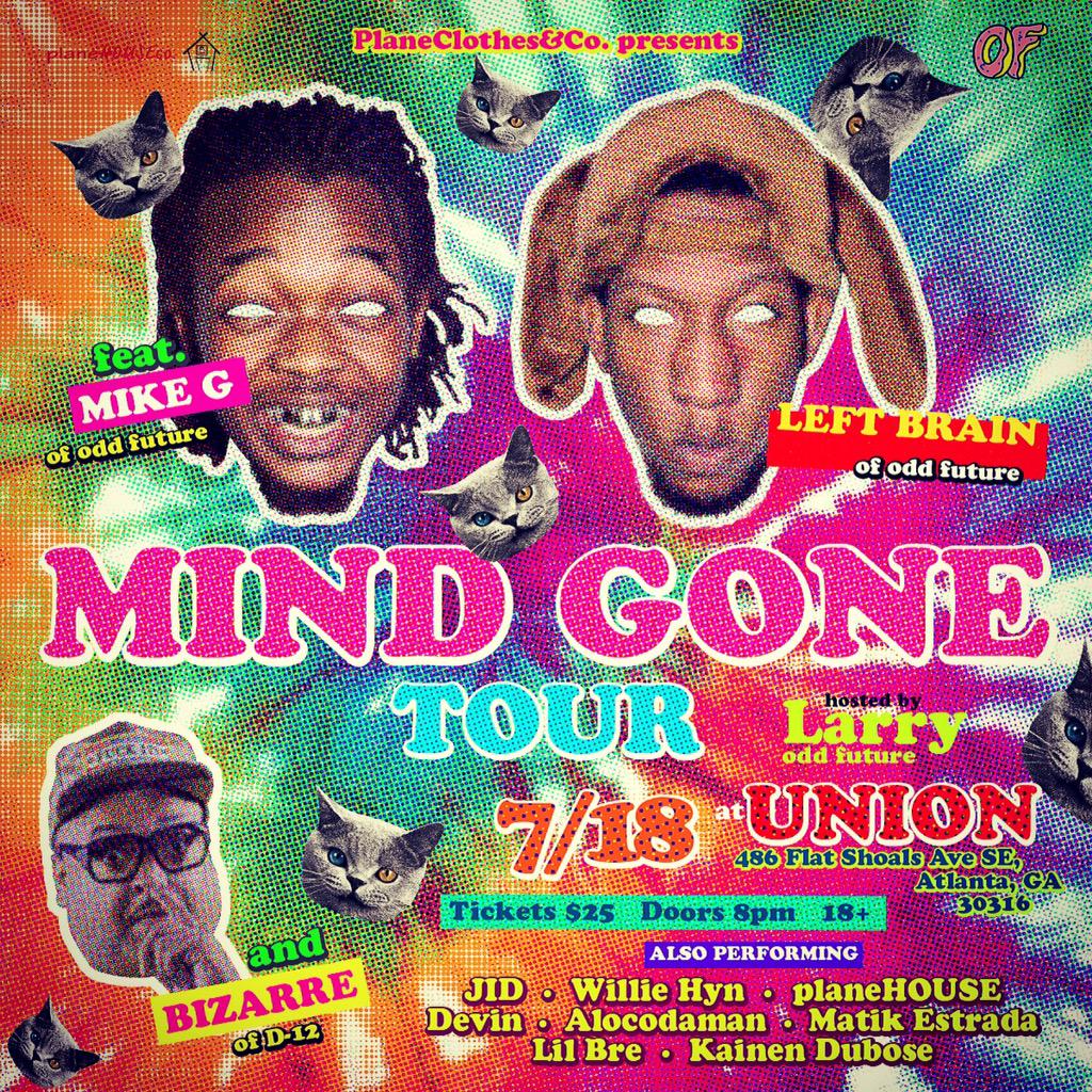 Odd Future performing live tonight <a href="/unioneav/">Union</a> // show starts at 10