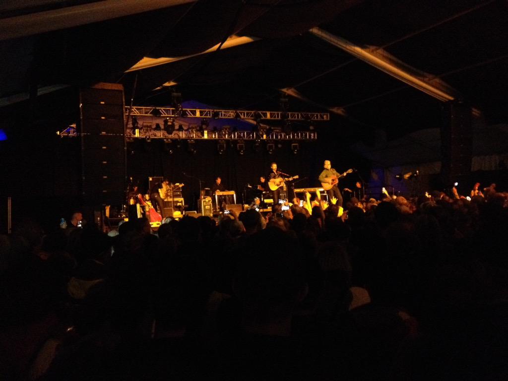 Rewind931FM's tweet photo. @BlueRodeo is on stage and blowing the roof off the tent  @fredrockfest ! http://t.co/1j4oHgrqf2