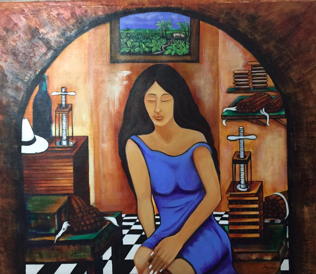 LolaMallea's tweet photo. Lola Mallea "MEMORIES OF HAVANA" #available#original #crylic on canvas #art#artist#cigars🎨🎨🎨💗 http://t.co/eoUYorWVRq