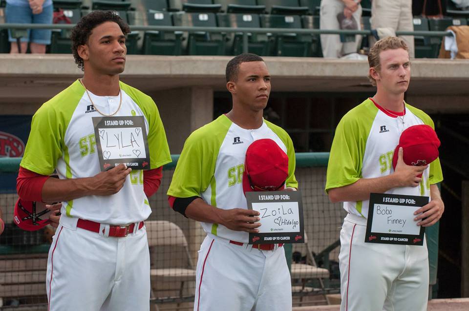 Canaligator's tweet photo. Spinners Take 4-3 Loss vs Tigers on Cancer Awareness Night https://t.co/1LW8sqw2e1 http://t.co/6XVibV6lVC