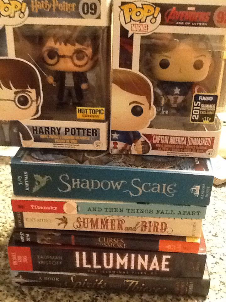 thejrsquared's tweet image. Excited about my mail for the week. #funkomail #bookmail #booksfortrade