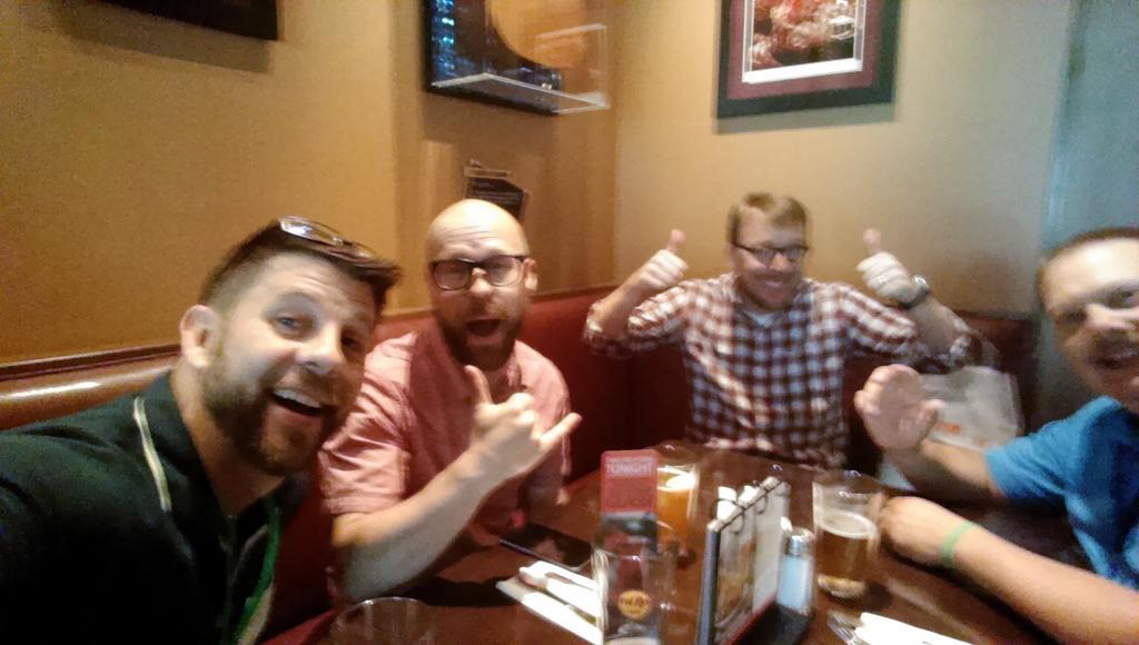 RyanBoog's tweet photo. After party at the Hard Rock #JdayMN15 @hellofisher @corywebb @hdwebpros #joomlarocks http://t.co/a3gUuIGJuG