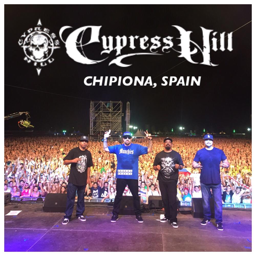 cypresshill's tweet photo. We finished up our #EuroTour2015 tonight in #Spain for a rockin' crowd at @AlrumboFestival!!! #cypresshill http://t.co/hvjPazcr7B