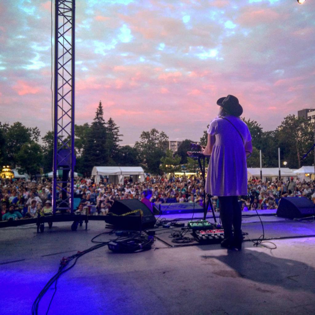 indieUG's tweet photo. Was really impressed with  @jojoworthington's short alt space-pop live set at #HomeCounty2015! (#Waterloo #Ontario) http://t.co/M6nYVUAnoJ