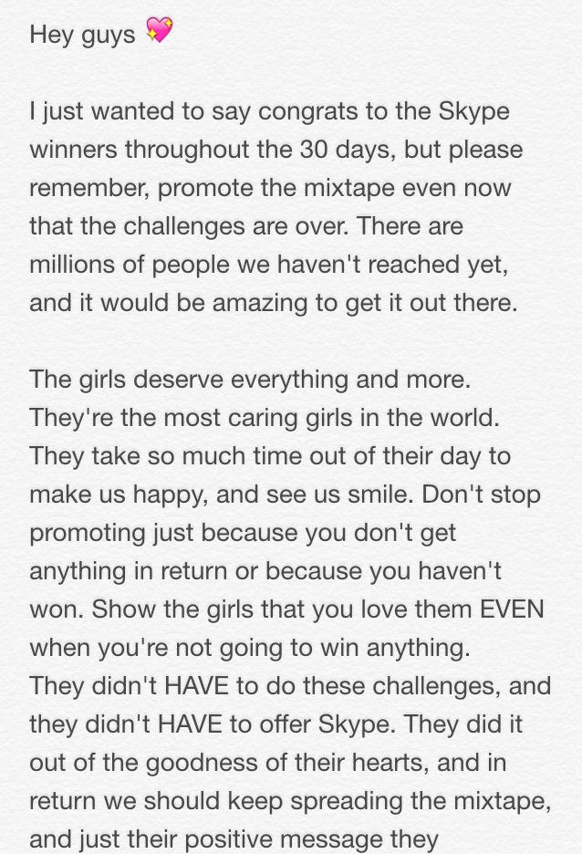bellajdontplay's tweet photo. #30DaysOfHeartsOnFire
Read this!
Retweet & Fav if you agree.
Spread this message, all the CimFam needs to know. http://t.co/ykd1KBIoRx