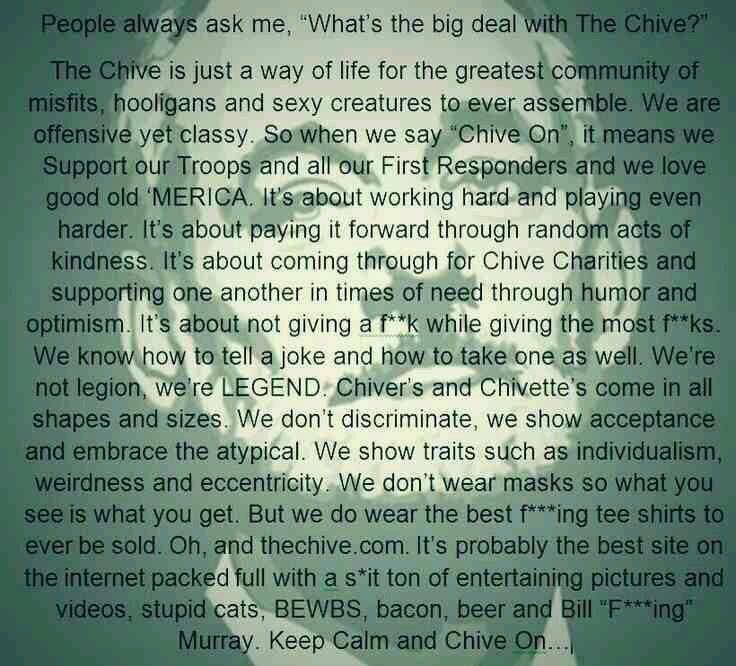 MissyChivette's tweet photo. Chive http://t.co/9lrmolWqT3