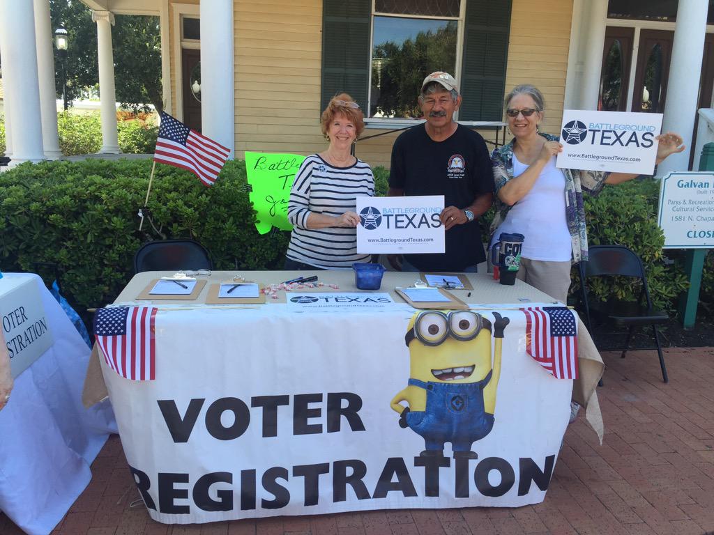 BGTX_CC's tweet photo. We had a blast registering voters today at #MandelaDay! http://t.co/Hlv7EMAlqT