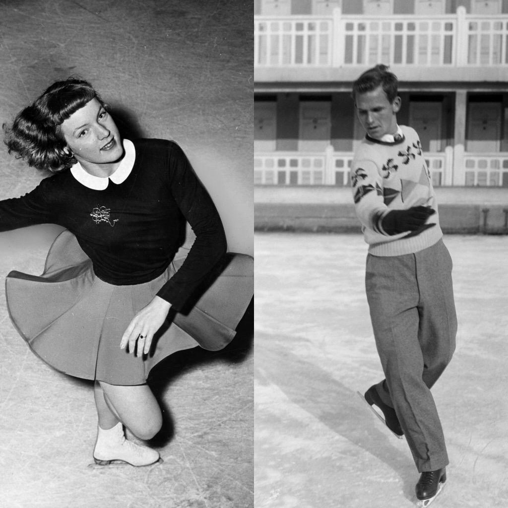 Happy birthday to Tenley Albright and Dick Button! 