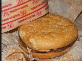 mc_fastfood's tweet image. Mc Donald's cheese burger after 20 year probably saving it #mcforlife