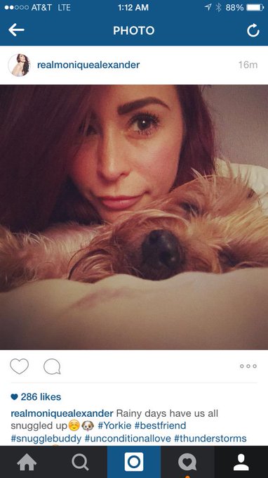 What my Saturday consisted of 😊 #thunderstorms #puppies #Skype #snuggles http://t.co/42wZh0Yis2<a href="/tag/thunderstorms"class="tags">#thunderstorms</a><a href="/tag/puppies"class="tags"><span>#puppies</span></a><a href="/tag/snuggles"class="tags"><span>#snuggles</span></a><a href="/tag/skype"class="tags"><span>#skype</span></a>