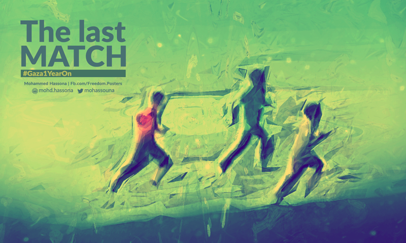 mohassouna's tweet photo. The last match.. 
Baker family massacre ||#Gaza 2014 
#Gaza1YearOn #gazawaits  
By: @mohassouna http://t.co/arOG8LtsYG