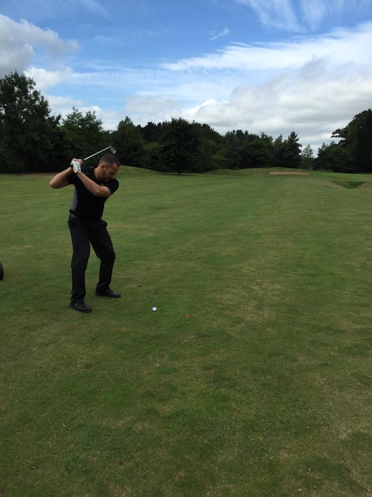 RustYallop's tweet image. Golf day fun, with Graham corporate event @DunstonHallGolf