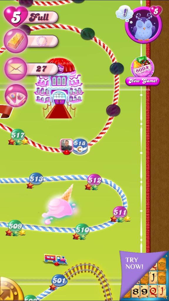 @leannbeydoun look what level I'm on. Crazy!! #518