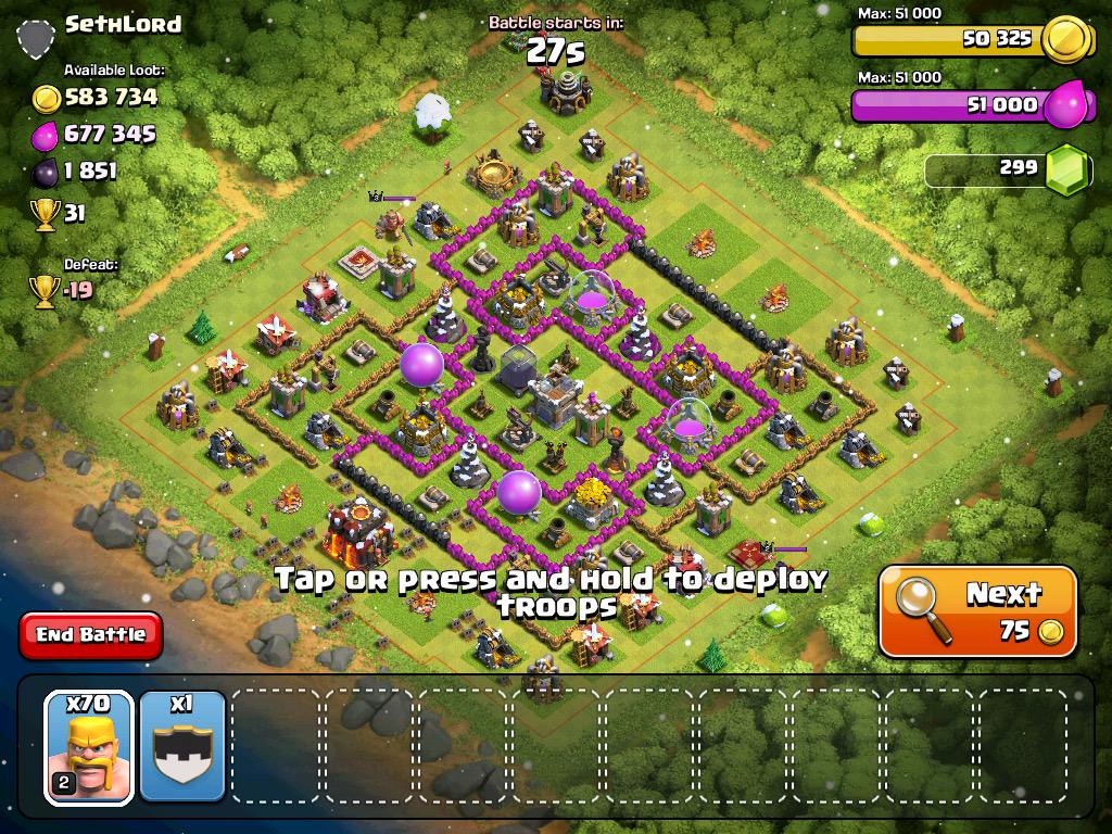 mason_roscoe's tweet photo. @molt_CoC  how's this for a rushed base? http://t.co/33qlpKKMr7