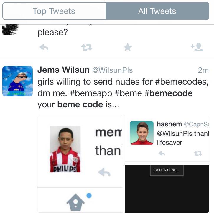Ajidyze's tweet photo. This is really getting out of hand 😂#beme #bemecode #bemeunlockcode #beamapp http://t.co/rrq8aJ1bO4