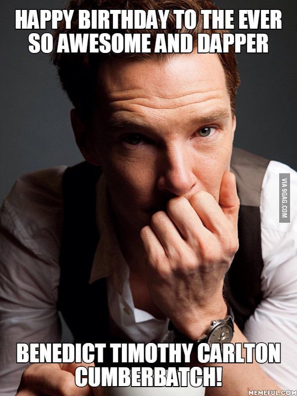 Sherlock, Khan, Smaug, Alan Turing and many more. Happy Birthday Benedict Cumberbatch. 
 