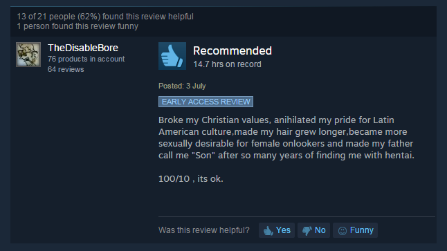 JustSteamReview tweet picture
