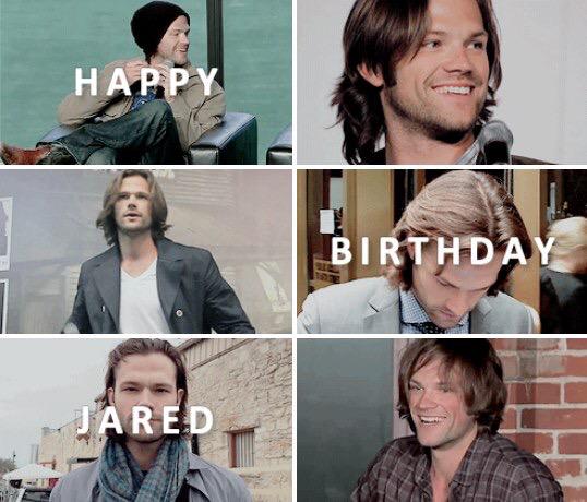 Happy Birthday Jared Padalecki           Thanks for the Sammy You\re the best We love you  