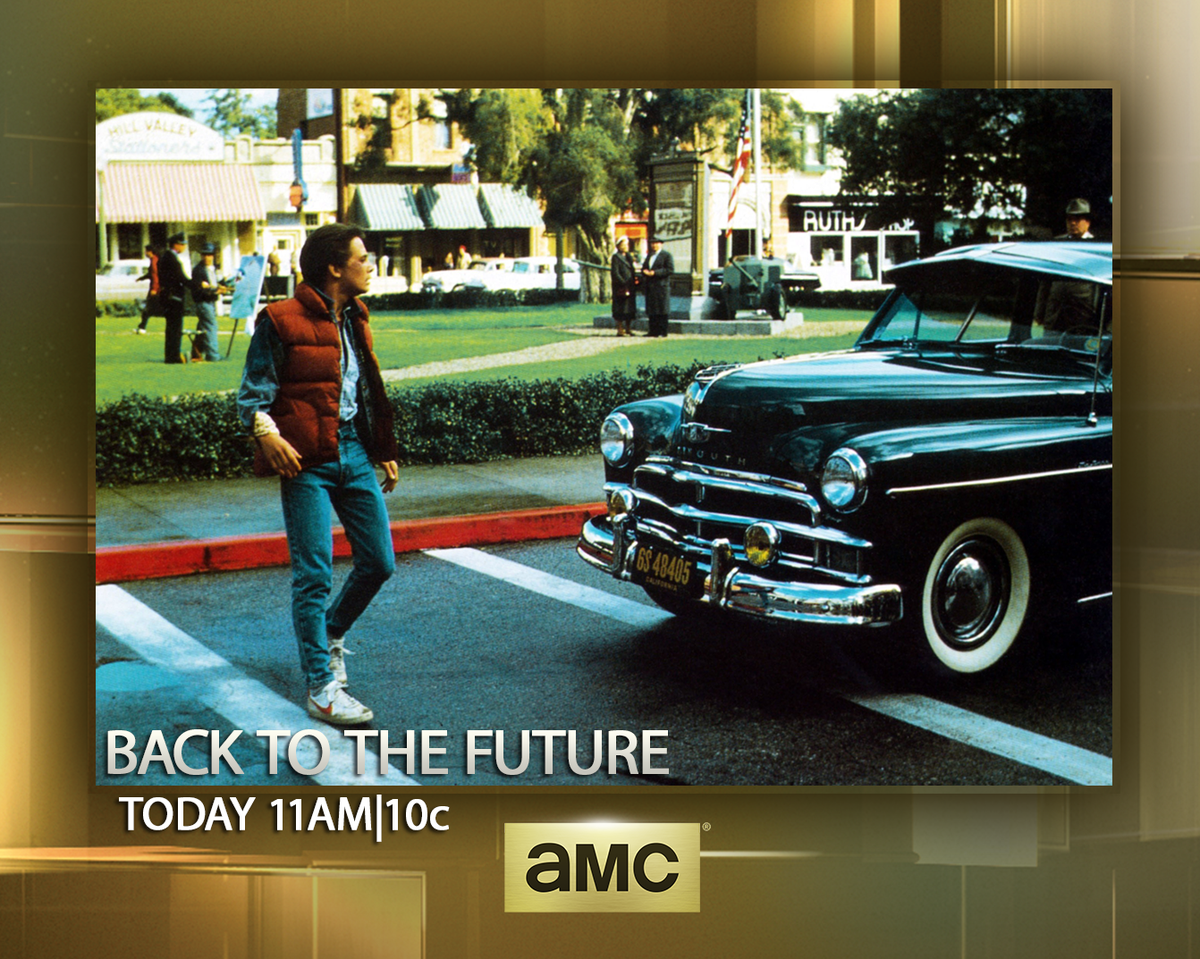 Celebrate 30 years of time traveling during the #BacktotheFutureMarathon at 11am|10c on #AMC.