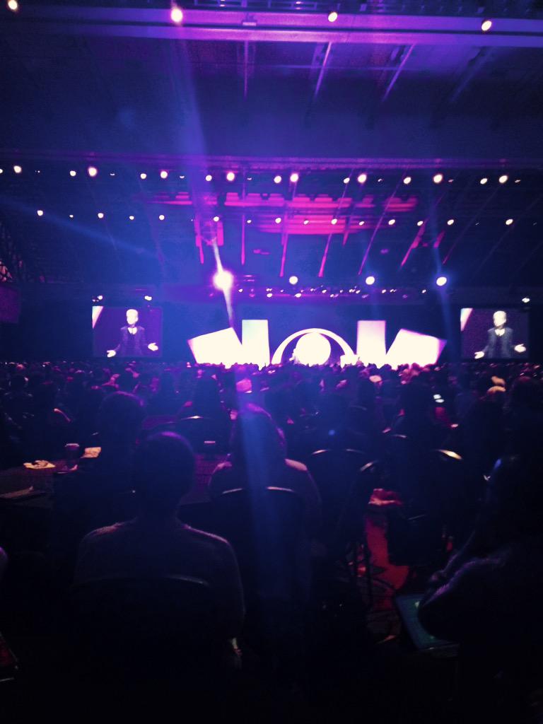 libraryfocus's tweet photo. Terry Gross @npr takes the stage at #aall2015. http://t.co/tNVA0DsilT