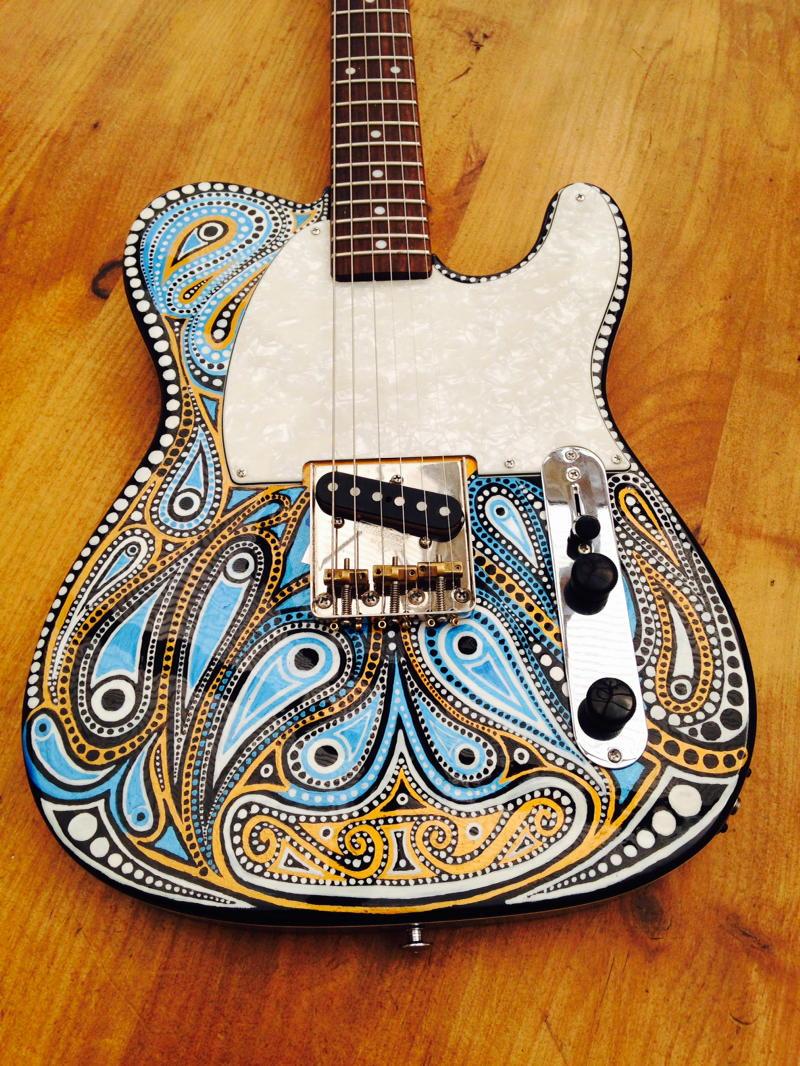 Artwork on this Telecaster was done by my friend Michael Burrows,lovely innit!