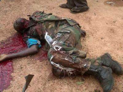 Troops on clearance operations on suspected Boko Haram terrorists hideouts were ambushed by suspected Boko Haram terrorists killing 5 soldiers, 4 ors