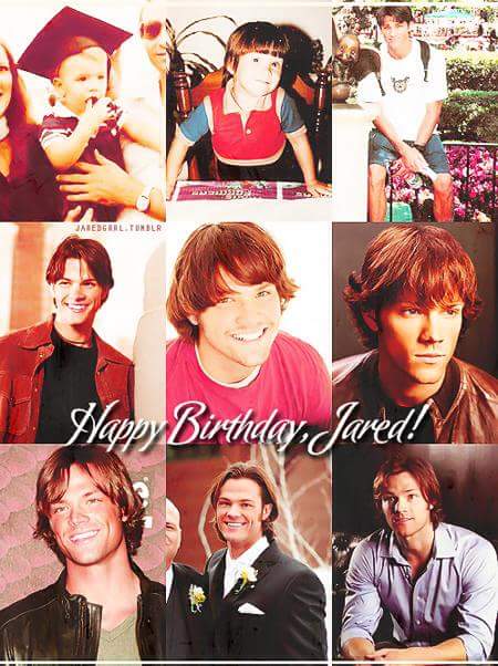  so its july 19th in the UK so happy 33rd birthday to the most inspirational, talented, funny Jared Padalecki 