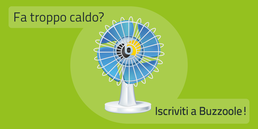 Iscriviti a <a href="/Buzzoole/">Buzzoole</a>, guadagna i tuoi primi crediti e compra il #ventilatore dei tuoi sogni! ♨ #Caldo #CaldoAfricano