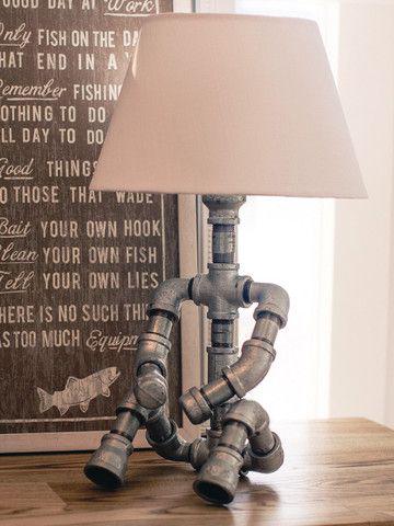 EditCopywriter's tweet image. What a fun lamp! #design #upcycle