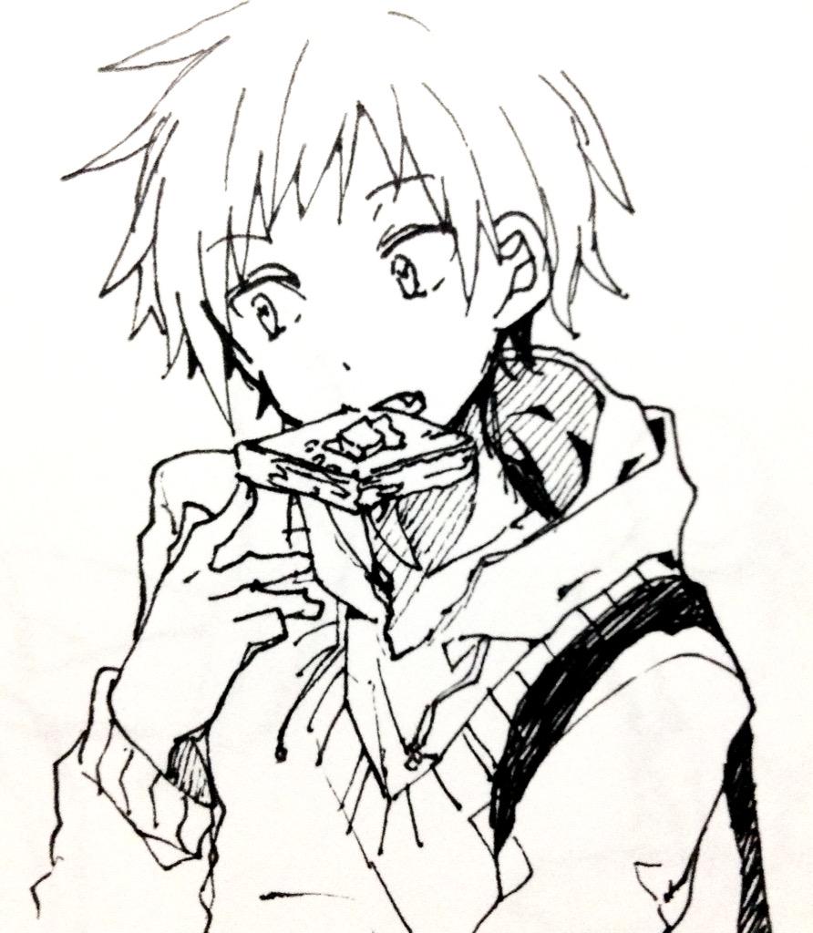 落書き(一発)コノハのように見えるのは塗忘れたクロハ 