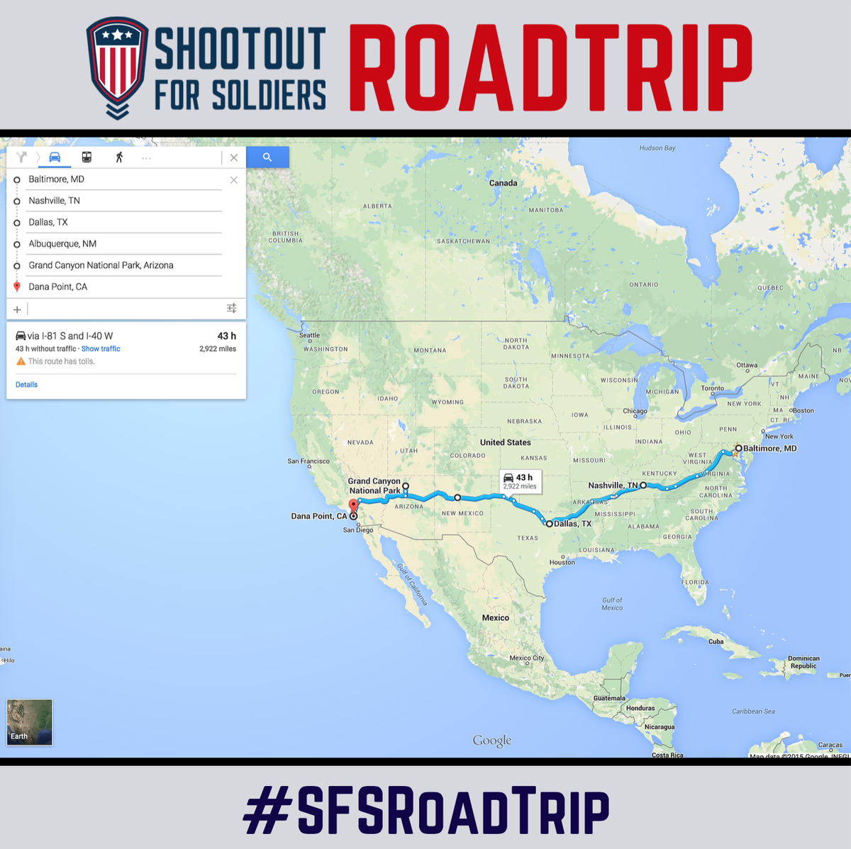 SFSLacrosse's tweet photo. Here we go! We're off on our roadtrip for SFS California!
If you see the RV, post it online using #SFSRoadTrip http://t.co/UKu5XpXbqR