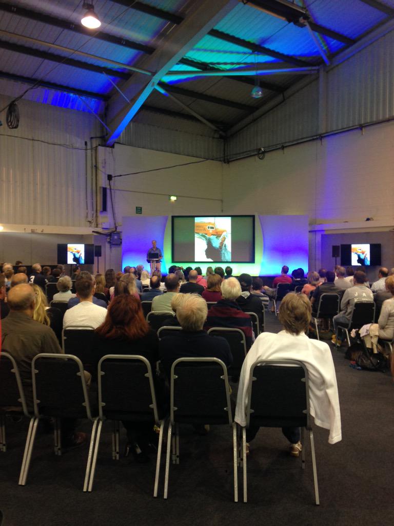 WanderlustWilto's tweet image. Listening to #SirRanulphFiennes @WestpointExeter #outdoorshow #expidition #adventure #antartic