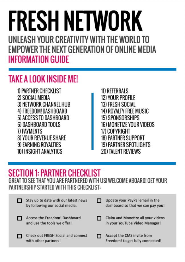 FreshNetworked's tweet image. We are currently working on an information booklet for our partners to get the best out of their partnership!