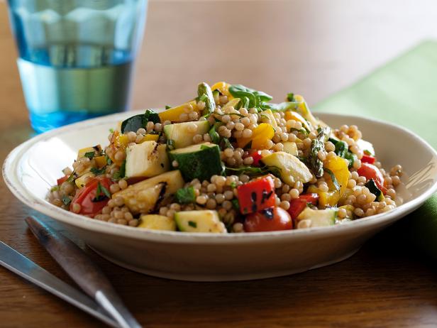 FoodNetwork's tweet photo. Make @BFlay's Couscous Salad with Grilled Summer Vegetables the star of your #MeatlessMonday: http://t.co/oSfBVyWVuZ. http://t.co/w1lgngiuOj