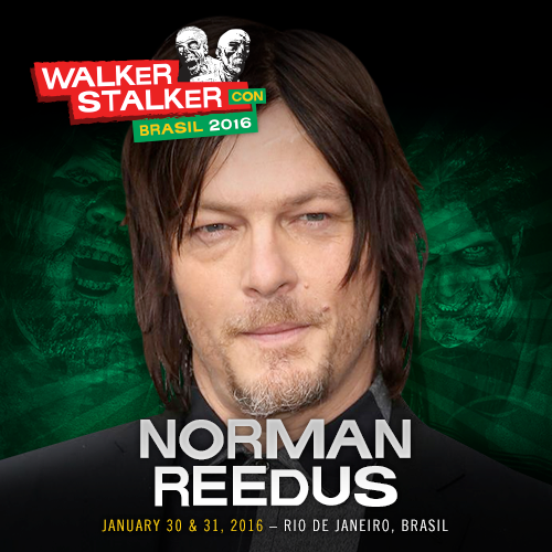 GUEST ANNOUNCEMENT – Norman Reedus / <a href="/wwwbigbaldhead/">norman reedus</a> (Daryl, The Walking Dead) will be joining us for #WSCBrasil!