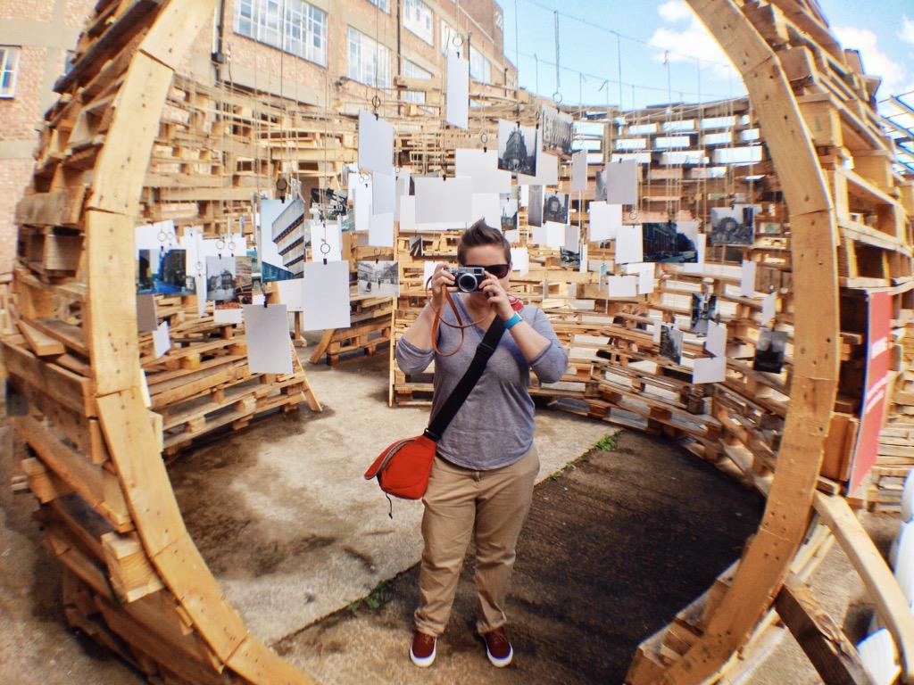 RachelChallis's tweet photo. Saw some of my girl's incredible work at #UrbanLabyrinth by @BM3Architecture
Great space. Get your butt down there! http://t.co/uASlSBaqPe