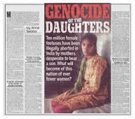 G0_NAWAZ_G0's tweet photo. Heyy India tell me  
Where are the 70 Millions daughters ? 

#RealityOfIndia  #India #StopFemaleInfanticide http://t.co/kZUdtSJUnN