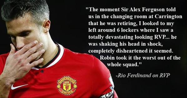 FootballFunnys's tweet photo. The moment Sir Alex Ferguson announced his retirement... http://t.co/BmTWS0WrRe