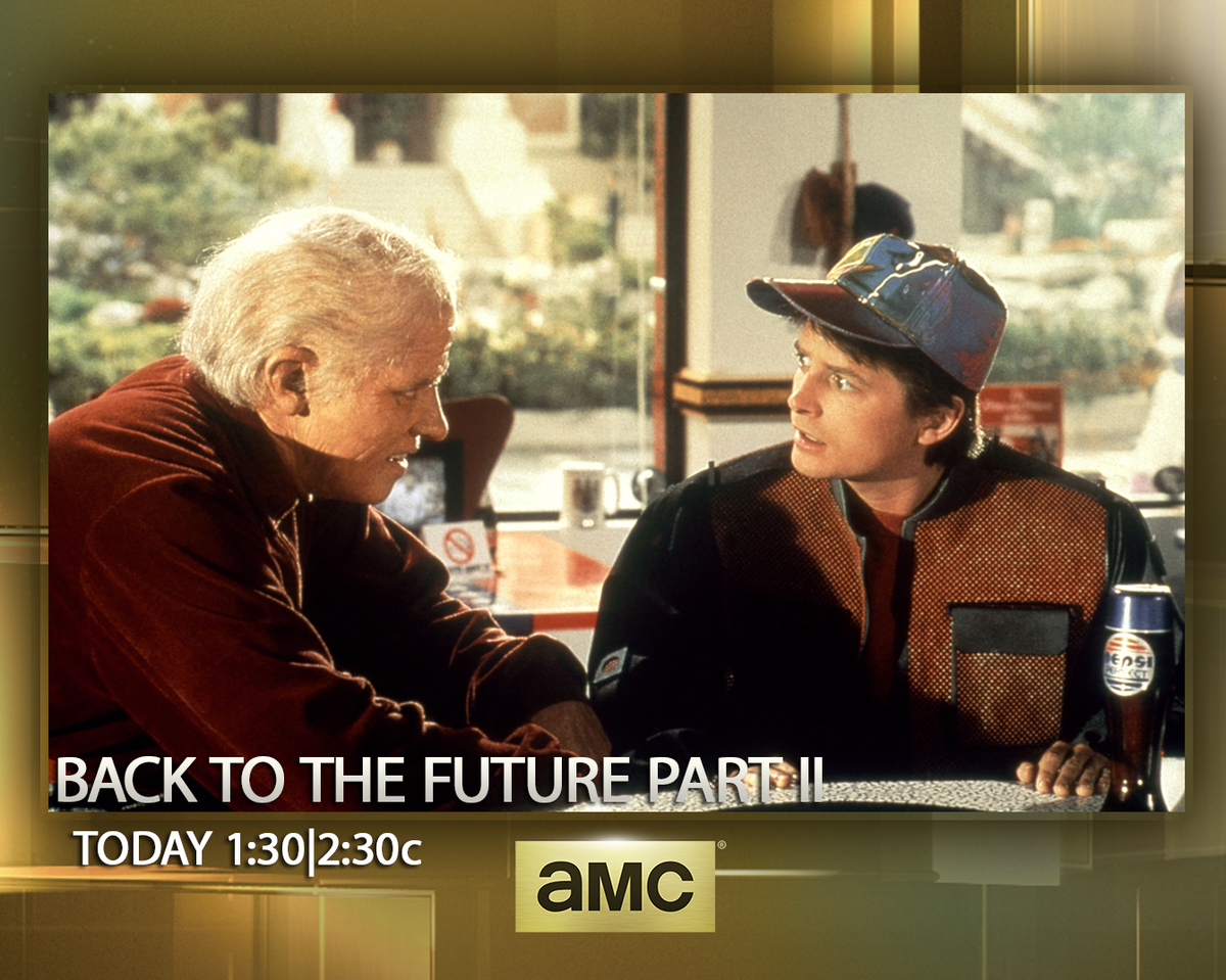 Set your flux capacitor to 1:30|12:30c to watch #BacktotheFuture Part II. #BacktotheFutureMarathon